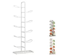 Hoiweqr Rastrelliera da Basket, Scaffale Stoccaggio Attrezzature Sportive, Robusto E Stabile, Conservazione su più Livelli, Ideale per Pallavolo, Calcio E Pallacanestro, Rastrelliera per Palloni