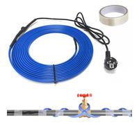 Hojalis 4M Cavo Riscaldante Antigelo, Cavo Riscaldante 230V, 25 W/M Cavo Riscaldante Con Termostato, Cavo Riscaldante Autoregolante, Cavo Di Riscaldamento Impermeabile Per Tubazioni