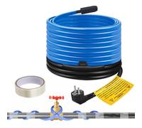 Hojalis 8M Cavo Riscaldante Antigelo, Cavo Riscaldante 230V, 25 W/M Cavo Riscaldante Con Termostato, Cavo Riscaldante Autoregolante, Cavo Di Riscaldamento Impermeabile Per Tubazioni