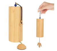 Hojalis Campanelli Eolici In Bambù, Meditazione Chimes, Campanelle A Vento Giapponesi In Bambù,Scacciapensieri Yoga, Wind Chime Meditazione per Esterni, Gartendekoration, Yoga, Le Emozioni Lenitive