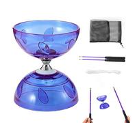 Hojalis Diabolo con Cuscinetti A Sfera, Carousel Diabolo Set, DiaboloLED con Cuscinetti A Sfera, Diablo Giocoleria, Diabolos Luminoso al Buio, per Bambini E Adulti, Principianti E Professionisti