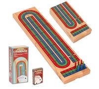 Hojalis Gioco Di Cribbage, Gioco Da Tavolo In Legno Cribbage, Tavolo Cribbage Legno, Viaggio Cribbage Gioco Da Tavolo, Giochi Di Società, Con Accessori Completi Per Feste E Riunioni
