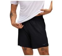 Pantaloncini da corsa HOKA Glide 7'' 2in1 da uomo, nero (XL)