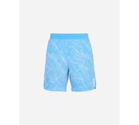 Hoka - Short stretch et ultraléger - M Glide Short 7 Clf Prt Mineral Blue Prt - Taglia L