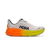 Hoka Bondi 9 White/Neon Tangerine da Uomo 44 Bianco