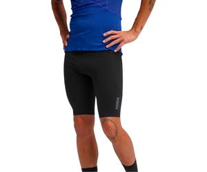 Hoka - Calzoncini da trail running - M Skybreeze Half Tight Black in Nylon - Taglia M - Nero