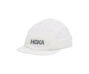 Hoka - Cappello con visiera curva leggero e traspirante - Trail Run Hat White per Uomo in Nylon - Bianco