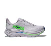 Hoka Clifton 10 Ash Grey/Neon Green da Uomo 43 1/3 Grigio