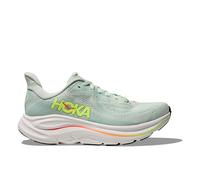 Hoka Clifton 10 Sea Glass/Neon Flame da Donna 40 Celeste