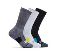 HOKA - Crew Run Sock 3-Pack - Calze da running Unisex XL | EU 46|50 grigio