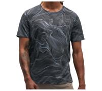 HOKA - Everyrun S/S CLF PRT - Maglia da corsa S grigio