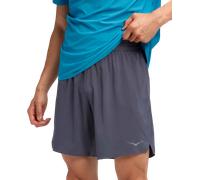 Pantaloncini hoka glide 7in grigio 2 in 1 da uomo