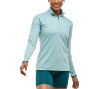 Hoka GlideTech Quarter Zip Felpe L Azzurro