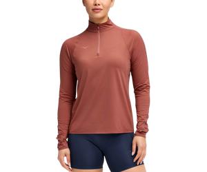 Hoka GlideTech Quarter Zip Felpe XS Rosso