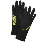 Hoka - Guanti in pile leggere - Airolite Run Gloves Black in Silicone - Taglia S - Nero
