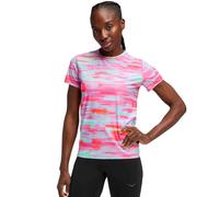 Hoka - T-shirt donna per trail running - W Airolite Short Sleeve 2.0 Pink Blurr per Donne - Taglia L - Rosa