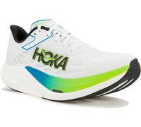 Hoka - Scarpe da Running - Rocket X 3 Frost/Electric Lime - Taglia 35 1/3 - Bianco