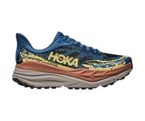 HOKA ONE ONE Stinson 7 M - Uomo - Blu / Giallo / Marrone - Taglia 42 2/3- modello 2025