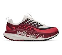 Hoka - Scarpe trail - Stinson 8 W Alabaster/Varsity Burgundy - Taglia 40 2/3 - rosso