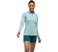 Hoka GlideTech Quarter Zip Felpe L Azzurro