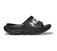 Hoka ora athletic slide recovery shoes black white unisex