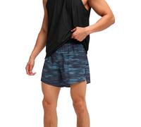 Hoka - Pantaloncini da trail running - M Glide 5'' Short W/ Brief Blue Blurr per Uomo - Taglia L