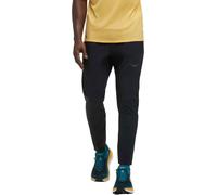 Hoka - Pantaloni da running idrorepellenti - M Novafly Run Pant Black per Uomo in Pelle - Taglia M - Nero