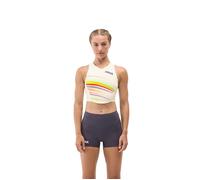 HOKA ONE ONE Race Day Crop Bra W - Donna - Bianco / Multicolore - Taglia S- modello 2026