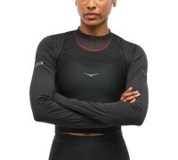 Hoka Race Day Shrug Magliette a maniche lunghe L Nero