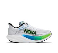 Hoka Rocket x 3 Frost/Electric Lime 41 1/3 Bianco