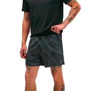 Hoka - Short stretch et ultraléger - M Glide Short 5 Brief Clf Prt Black / White Prt per Uomo - Taglia L - Nero