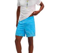 Hoka - Short stretch et ultraléger - M Glide Short 7 Clf Prt Mineral Blue Prt per Uomo - Taglia L