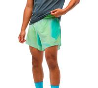 Hoka - Shorts da trail - M Glide 5" Short W/ Brief Tart Apple Mist per Uomo - Taglia XL - Verde