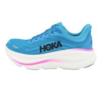 HOKA Sneaker Bondi 9 Donna, Blu Skyward/Fucsia fluo, 37.5 EU