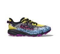 HOKA Speedgoat 6 Jr - scarpe trail running - ragazzo Yellow/Blue 6,5 US