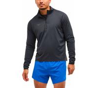 Hoka - T-shirt da trail running con mezza zip - M Glidetech Quarter Zip Black per Uomo - Taglia S - Nero
