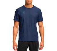 Hoka - T-shirt da trail running leggera e traspirante - M Airolite Short Sleeve 2.0 Midnight Blue per Uomo - Taglia L - Blu navy