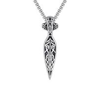 Hokech 316L In Acciaio Inox Mitologia Norrena Odino Testa di Lancia Ciondolo Collana Vichinga Uomini Gioielli Vintage Retrò
