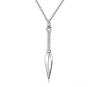 Hokech 316L In Acciaio Inox Odin Testa di Lancia Ciondolo Collana Vichinga Uomini Gioielli Di Moda