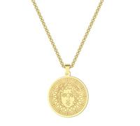 Hokech Antico Dio del Sole Collana Apollo il Dio del Sole Ciondolo Talismano Collana In Acciaio Inox Protezione Fascino Gioielli Regalo