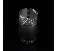 Hokeyio Nastro adesivo antiscivolo per mouse da gamer, per Razer Viper V3, anti-sudore, pre-tagliato, facile da installare, 0,4 mm, colore: nero e bianco