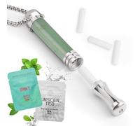 HOKHIM Catena per smettere di fumare con 6 filtri gratuiti - Resistenza regolabile individualmente - Allenatore di respirazione senza nicotina per ridurre lo stress & esercizi di respirazione