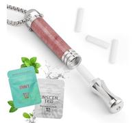 HOKHIM Catena per smettere di fumare con 6 filtri gratuiti - Resistenza regolabile individualmente - Allenatore di respirazione senza nicotina per ridurre lo stress & esercizi di respirazione