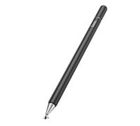 Hoko, Stilo Tattile Capacitivo a Doppia Punta per Smartphone / Tablet, Nero
