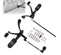 Hokuotolite Kit comandi avanzati, supporti/staffe complete per poggiapiedi/pedane sinistro e destro, kit leve freno e cambio per Harley Sportster XL 883 Iron 1200 SuperLow Custom'XL14-successivi