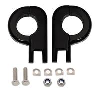 HOKUOTOLITE Kit di montaggio universale per pedane autostradali con morsetto a P da 32 mm, per Harley Touring Road King Street Glide Softail Dyna Sportster XL 1200 886 con protezione motore da 1-1/4