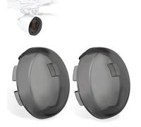 HOKUOTOLITE Kit Lenti Frecce Direzione, Coperture Lenti per Harley Sportster/Touring Road King Electra Glide Street Glide/Softail/Dyna/, Fumo, 2 Pezzi