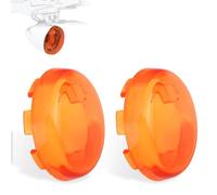 HokuotoliteKit lenti indicatori di direzione, coperture di ricambio per indicatori di direzione Bullet per Harley Sportster/Touring Road King Electra Glide Street Glide/Softail/DynaOrange, 2 pezzi