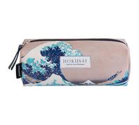 Erik Astuccio portapenne con cerniera La Grande Onda di Kanagawa 21 x 7,5 cm Hokusai Collection