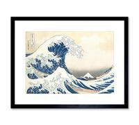 Hokusai Great Wave off Kanagawa Framed Wall Art Print grande Parete